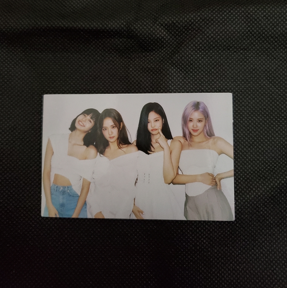 Blackpink OFFICIAL the album group photocard